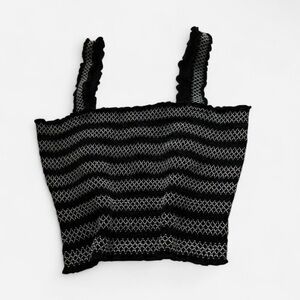 Black and White Women's Tank Top